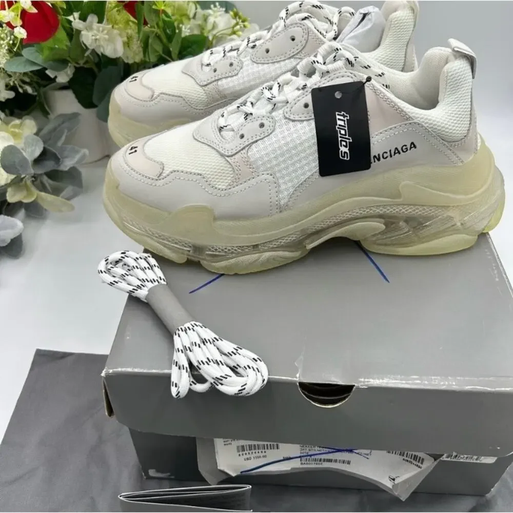 Women's Balenciaga triple S clear, sole sneakers size 41 NWT - Picture 2 of 9